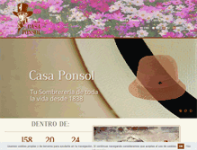 Tablet Screenshot of casaponsol.com